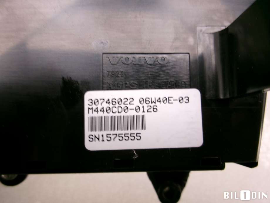 Varmeapparat betjening til Volvo V70 2005-2007 (Type II, Fase 2)  (30782694||30746022)