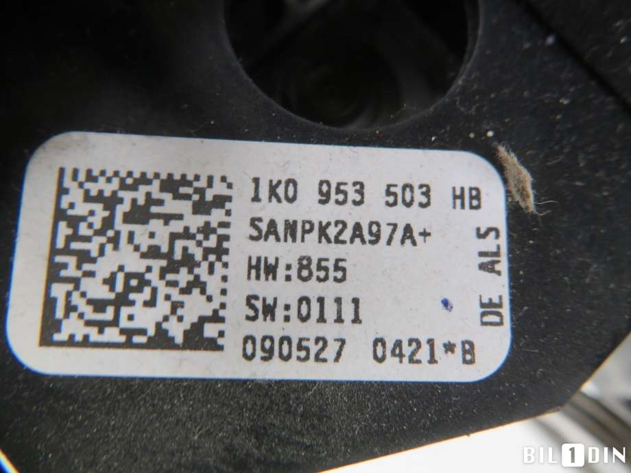 Rattaksel til VW Touran 2007-2010 (Type I, Fase 2) (VOLKSWAGEN|1T1419502M|)
