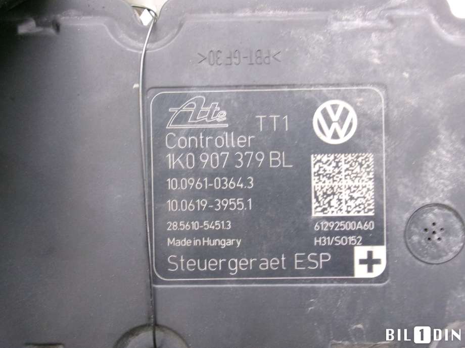 ABS sentral til VW Touran 2010-2015 (Type I, Fase 3) (VOLKSWAGEN|1K0614517DP||1K0907379BL)