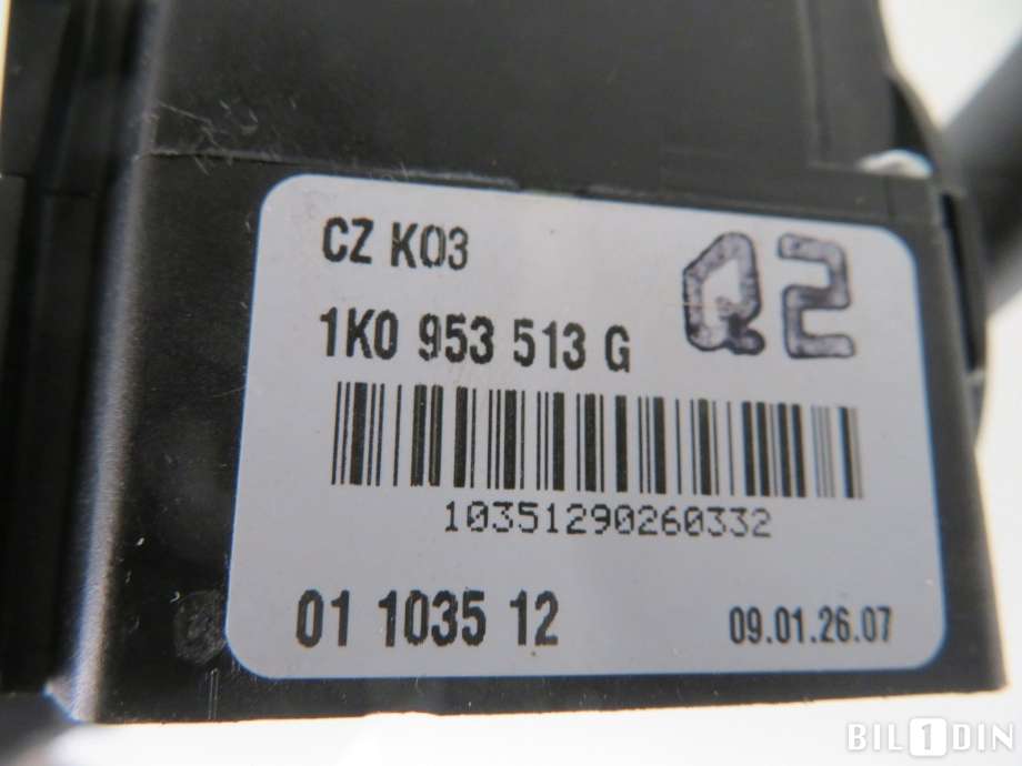 Bryter blink til Škoda Superb 2008-2015 (Type II) (SKODA|1K0953513G|)