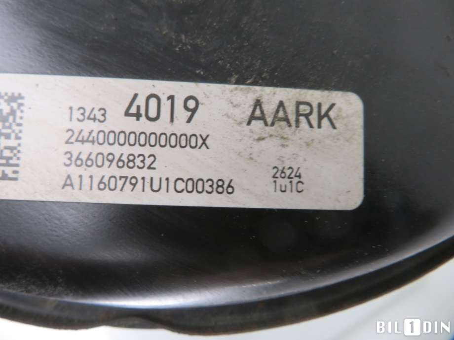 Bremsekraft-forsterker til Opel Astra K 2015-->> (OPEL|13486139|)