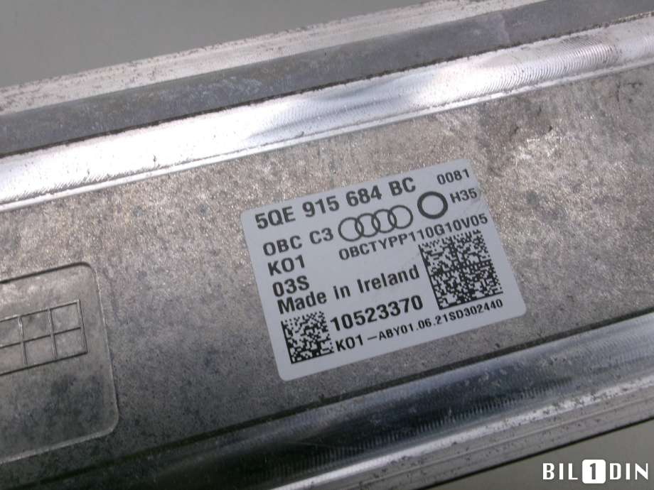 Batterilader (OBC - On Board Charger) til Audi e-tron 2018-->> (AUDI|5QE915684BC|)