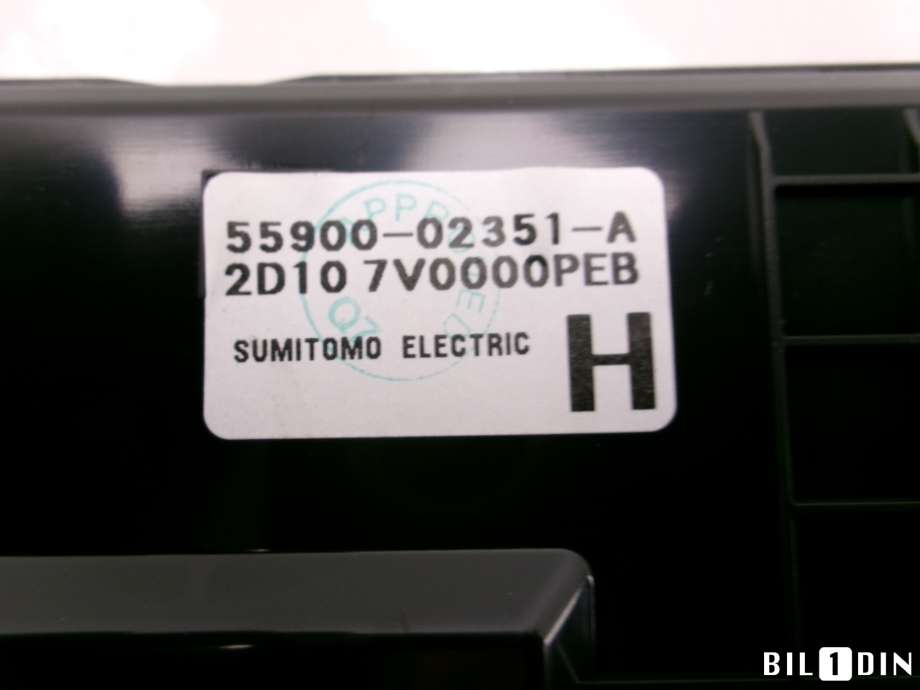 Varmeapparat betjening til Toyota Auris 2010-2012 (Type I, Fase 2)  (TOYOTA|5590002351|)