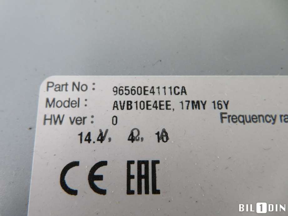 Bilstereo navigasjon til Kia Soul 2014-2019 (Type II)  (KIA|96560E4111CA|)