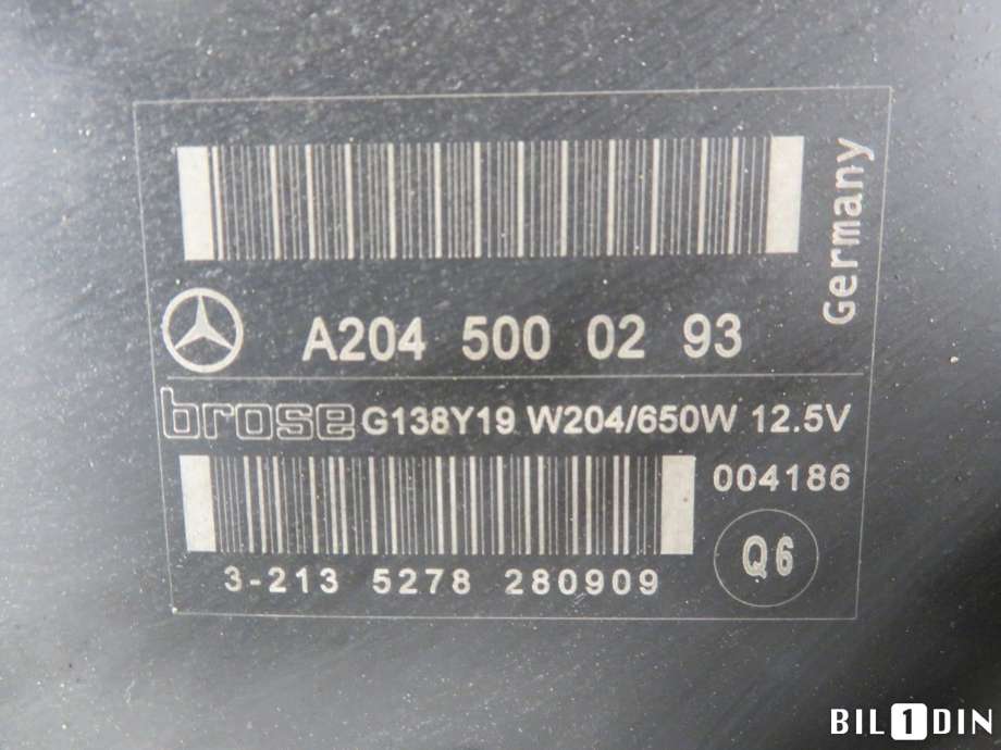 Kjølevifte til Mercedes GLK 2008-2015 (X204) (X204) (MERCEDES|A2045000293|)