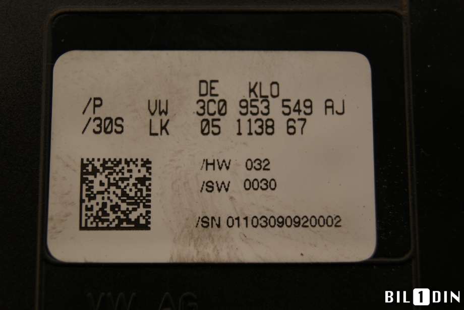 Bryter combi til VW Passat 2005-2010 (B6) (B6) (VOLKSWAGEN|3C9953513AF|)