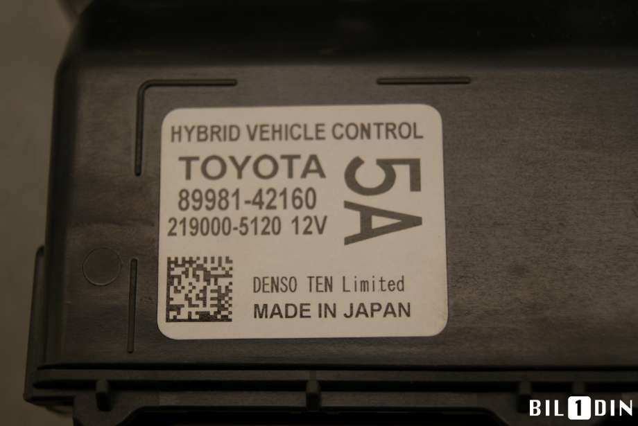 Styreenhet diverse til Toyota RAV4 2019-->> (Type V)  (TOYOTA|8998042150||8998142160)