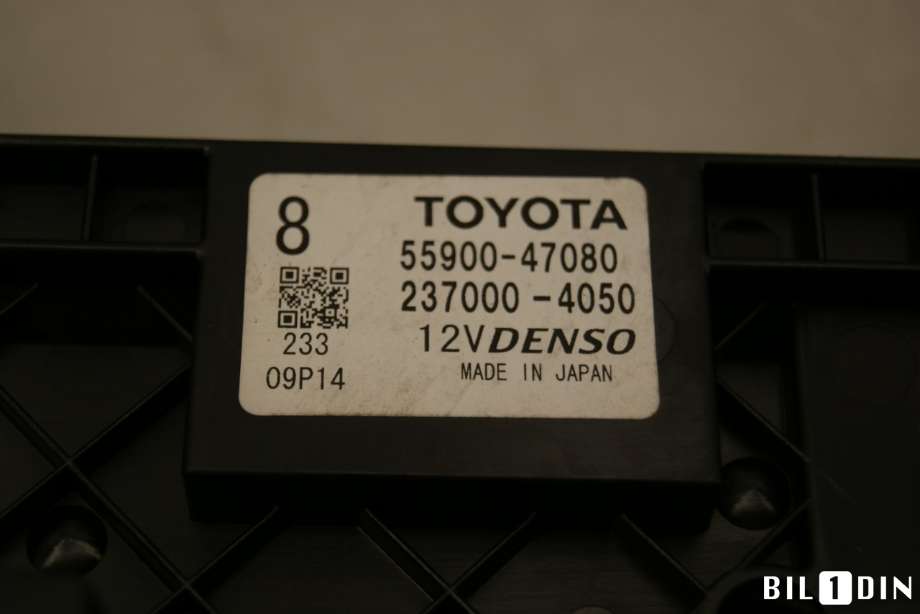 Varmeapparat betjening til Toyota Prius +7 2012-2020 (Type III) (stasjonsvogn) (stasjonsvogn) (TOYOTA|5590047081||5590047080)