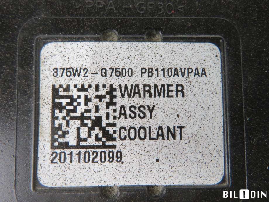 Diverse deler til Hyundai Kona 2017-2021 (Type I, Fase 1)  (HYUNDAI|375W2G7500|)
