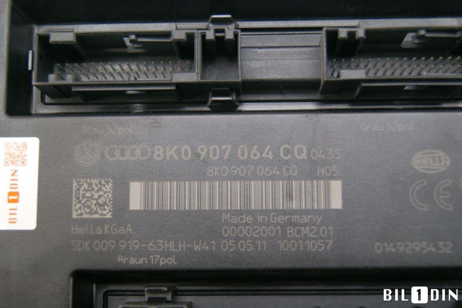 Styreenhet comfort (BCM) til Audi Q5 2008-2012 (Type I, Fase 1) (8K0907064CQ