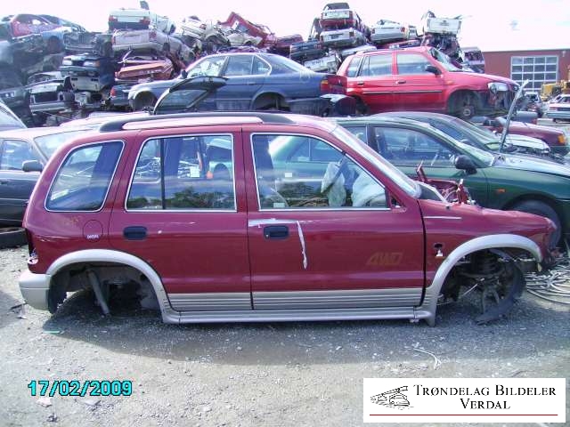 Kia Sportage 1995-2004 (Type I) , Motorkode: RE, Girkassekode: