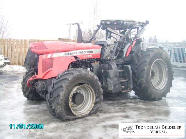 Traktor Massey-Ferguson 7485 0-->> , Motorkode: SISU 66.403 CTA-4V, Girkassekode: 