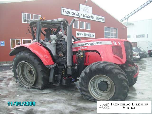 Traktor Massey-Ferguson 7485 0-->> , Motorkode: SISU 66.403 CTA-4V, Girkassekode: 