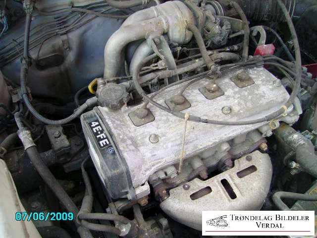 Toyota Corolla 1997-2000 (Fase 1) , Motorkode: 4E-FE, Girkassekode: