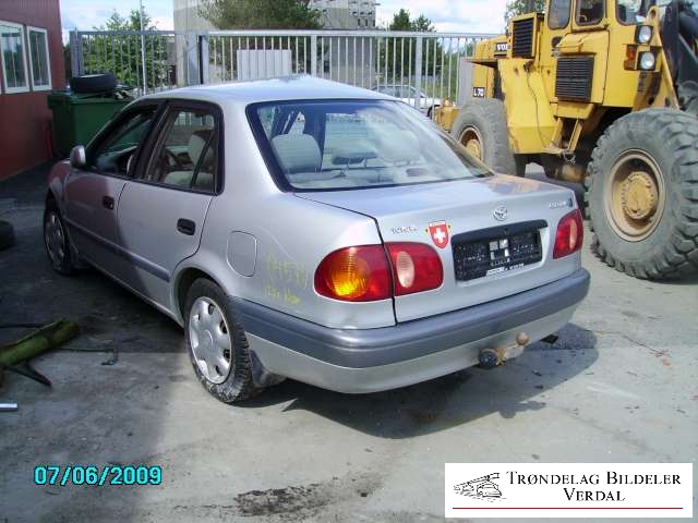 Toyota Corolla 1997-2000 (Fase 1) , Motorkode: 4E-FE, Girkassekode: