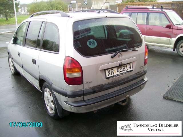 Opel Zafira A 1999-2005 , Motorkode: Y20DTH, Girkassekode: