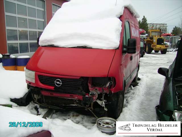 Opel Movano 1999-2010 , Motorkode: G9T-C7, Girkassekode: 