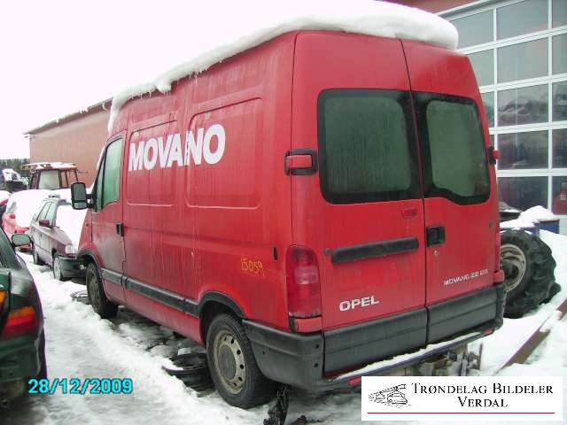 Opel Movano 1999-2010 , Motorkode: G9T-C7, Girkassekode: 
