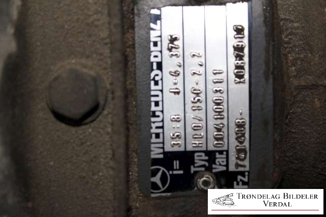 VW LT 1996-2006 (Type II) (MB) (MB), Motorkode: AHD, Girkassekode: 5TR DDY