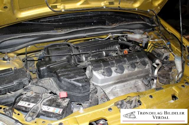 Honda Civic 2001-2005 (Type VII) (ENGELSK) (ENGELSK), Motorkode: D14Z6, Girkassekode: 