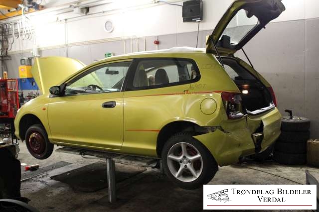 Honda Civic 2001-2005 (Type VII) (ENGELSK) (ENGELSK), Motorkode: D14Z6, Girkassekode: 