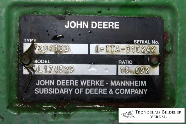 Traktor John Deere 6320 0-->> , Motorkode: , Girkassekode: M