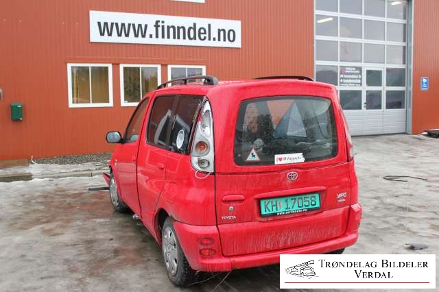 Toyota Yaris Verso 1999-2007 , Motorkode: 1ND-TV, Girkassekode:
