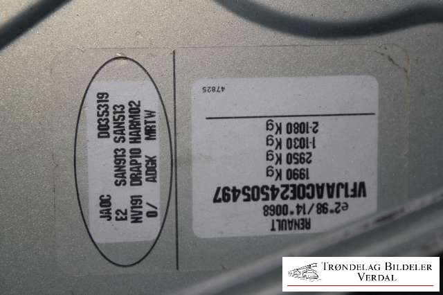 Renault Scenic, RX4 2000-2002 , Motorkode: F4R C7, Girkassekode: 