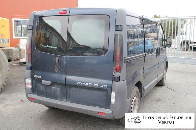 Opel Vivaro A 2001-2006 , Motorkode: F9QU7, Girkassekode: NA