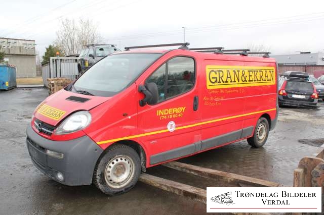 Opel Vivaro A 2001-2006 , Motorkode: F9QU7, Girkassekode: