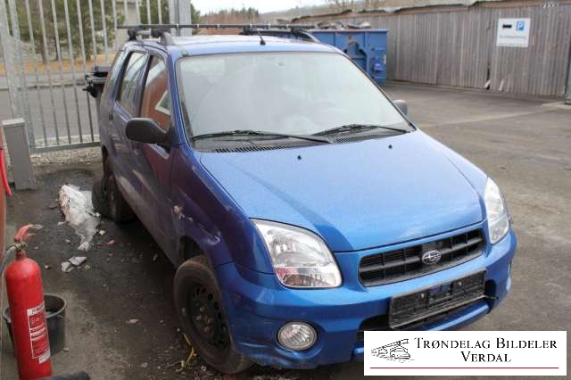 Subaru Justy 2003-2007 (Type III) , Motorkode: M13A, Girkassekode: 