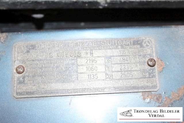 Mercedes 280-450 1973-1980 (W116) (W116), Motorkode: NA, Girkassekode: NA
