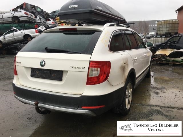 Škoda Superb 2008-2015 (Type II) , Motorkode: CFF, Girkassekode: 