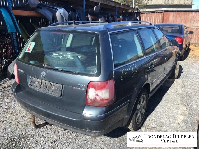 VW Passat 2001-2005 (B5,3BG) (B5,3BG), Motorkode: AVF, Girkassekode: