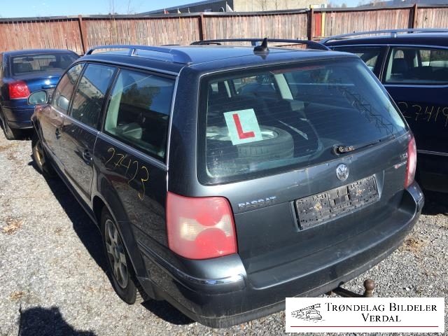 VW Passat 2001-2005 (B5,3BG) (B5,3BG), Motorkode: AVF, Girkassekode: