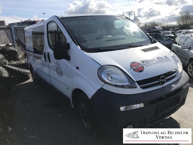 Opel Vivaro A 2001-2006 , Motorkode: F9QU7, Girkassekode: 