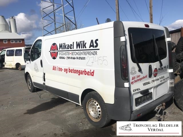 Opel Vivaro A 2001-2006 , Motorkode: F9QU7, Girkassekode: 