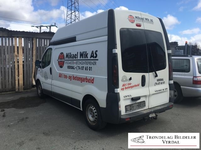 Opel Vivaro A 2001-2006 , Motorkode: F9QU7, Girkassekode: