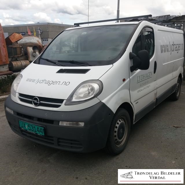 Opel Vivaro A 2001-2006 , Motorkode: F9QU7, Girkassekode: