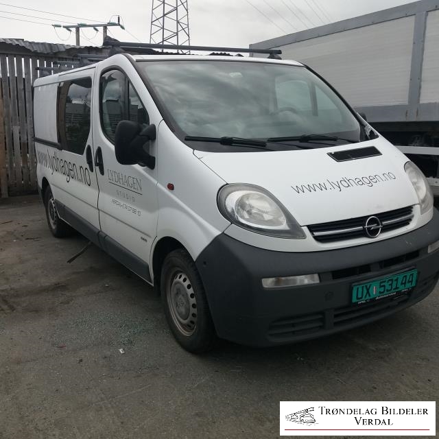Opel Vivaro A 2001-2006 , Motorkode: F9QU7, Girkassekode: