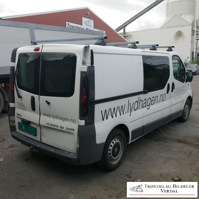 Opel Vivaro A 2001-2006 , Motorkode: F9QU7, Girkassekode:
