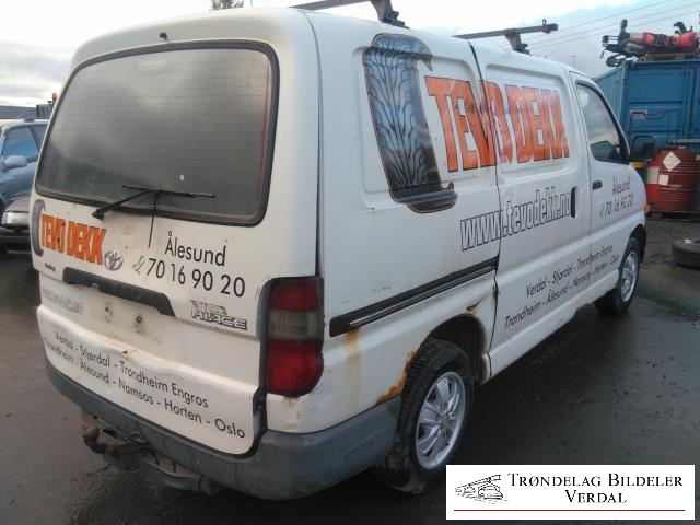 Toyota Hiace 1996-2001 (Fase 1) , Motorkode: 2L, Girkassekode: NA