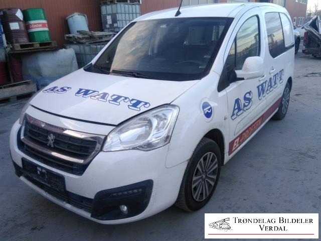 Peugeot Partner 2015-2019 (Type II, Fase 2) , Motorkode: BH02, Girkassekode: 