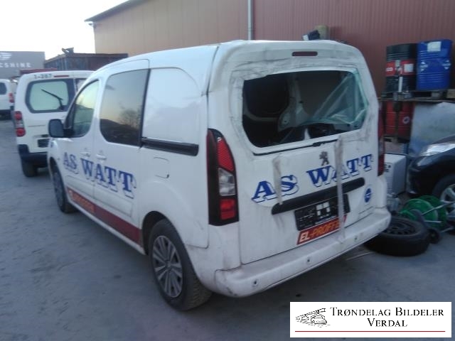 Peugeot Partner 2015-2019 (Type II, Fase 2) , Motorkode: BH02, Girkassekode: 