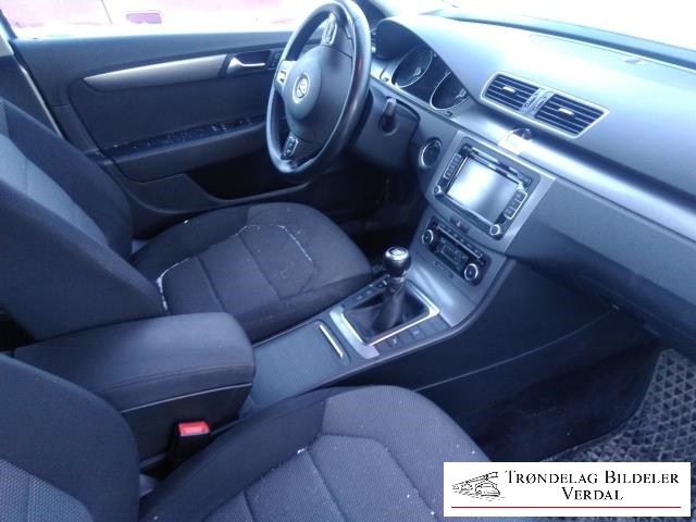 VW Passat 2011-2015 (B7) (B7), Motorkode: CAY, Girkassekode: NA