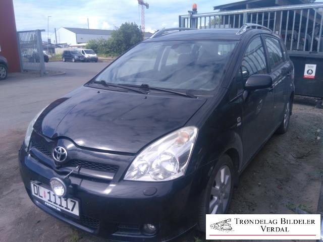 Toyota Verso 2002-2004 (COROLLA) (COROLLA), Motorkode: 1ZZ-FE, Girkassekode: