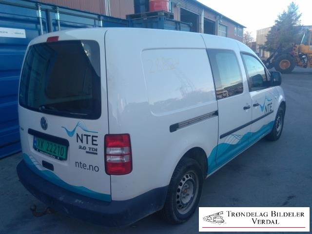VW Caddy 2010-2015 (Type III, Fase 2) , Motorkode: CFH, Girkassekode: