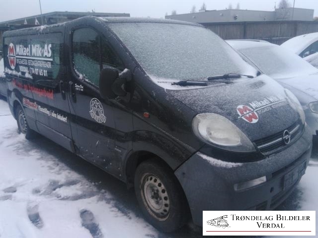 Opel Vivaro A 2001-2006 , Motorkode: F9QU7, Girkassekode: