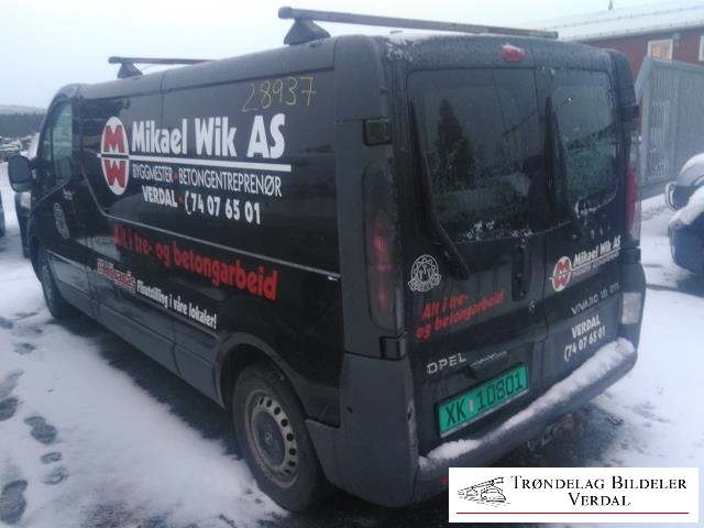 Opel Vivaro A 2001-2006 , Motorkode: F9QU7, Girkassekode: