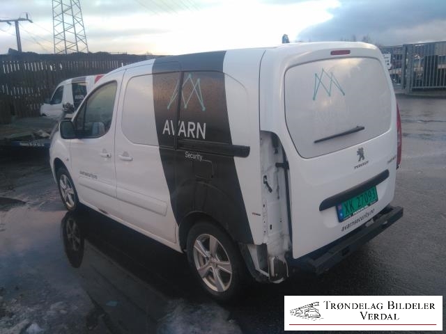 Peugeot Partner 2015-2019 (Type II, Fase 2) , Motorkode: BH02, Girkassekode: 